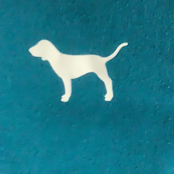 PINK 1/4 Zip Women’s Sweatshirt Size XSmall raised sewn letters on one sleeve - Picture 3 of 7